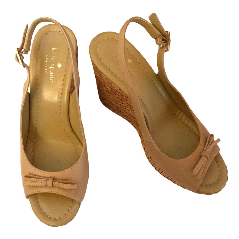 Kate Spade Della Bow Wedge Size 9.5